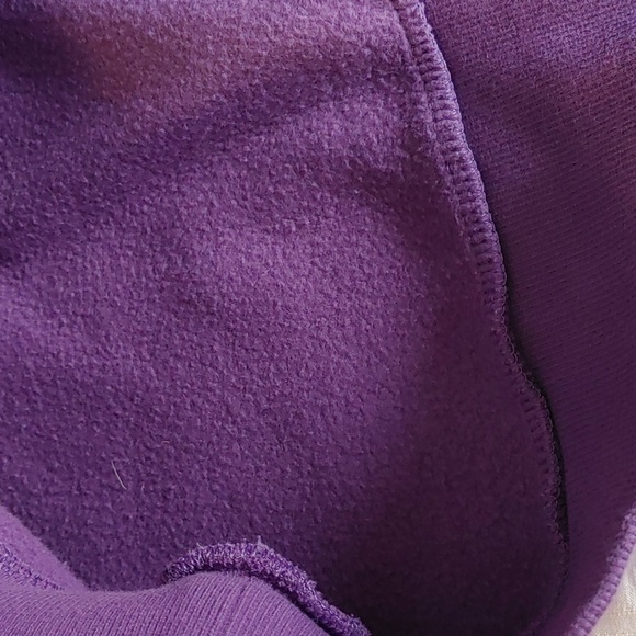 TNA COZY CROPPED 1/4 ZIP PURPLE SWEATSHIRT - Picture 8 of 13